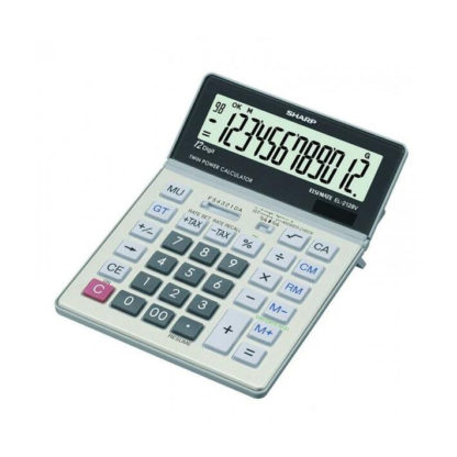 Sharp El2128V Semi-Desk Calculator