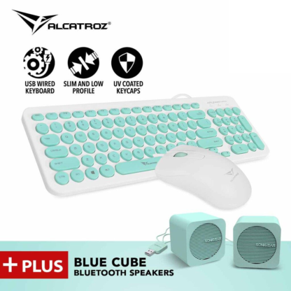 Alcatroz Jellybean U2000 Keyboard & Mouse & Speakers