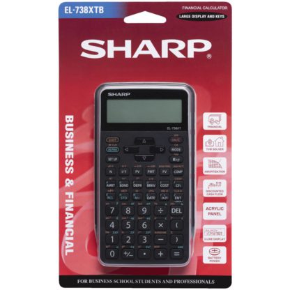 Sharp EL-738XTB Business and Financial Calculator