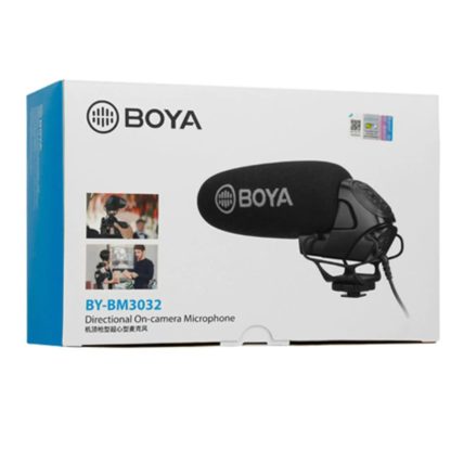 BOYA BY-BM3032 Camera-Mount Supercardioid Shotgun Microphone