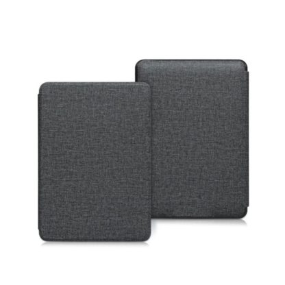 Cover for Kindle PaperWhite Gen 10 (Cloth patterns - Charcoal)